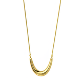 Golden Crescent Necklace