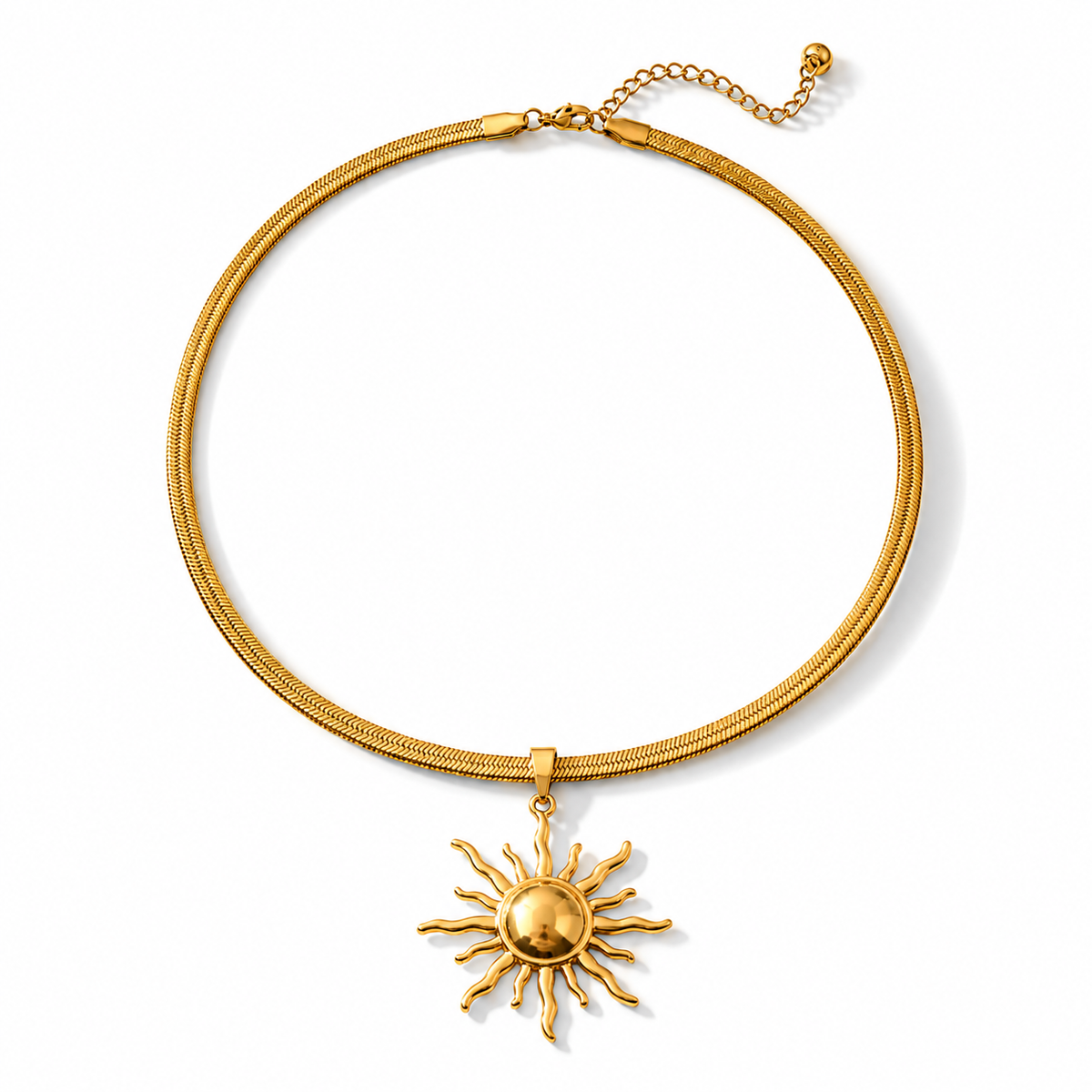 Golden Sun Necklace