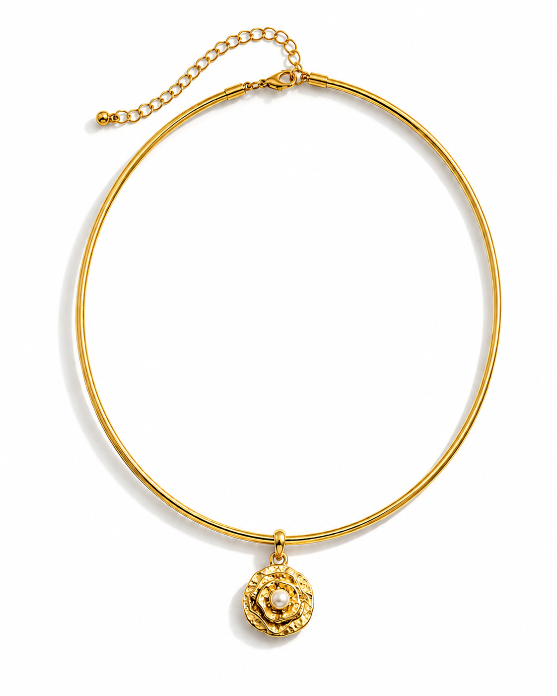 Golden Pearl Necklace