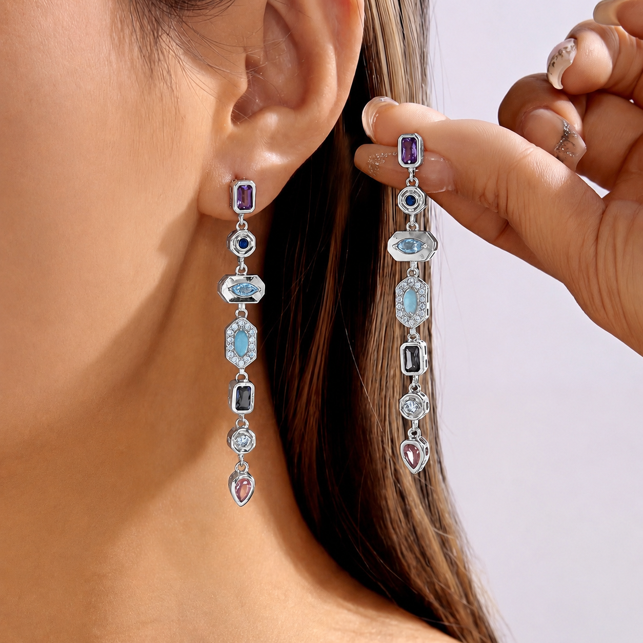 Earring silver