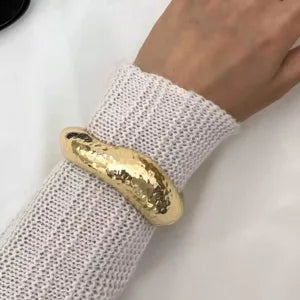 Golden Wave Bangle