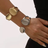Silver bracelet bungle