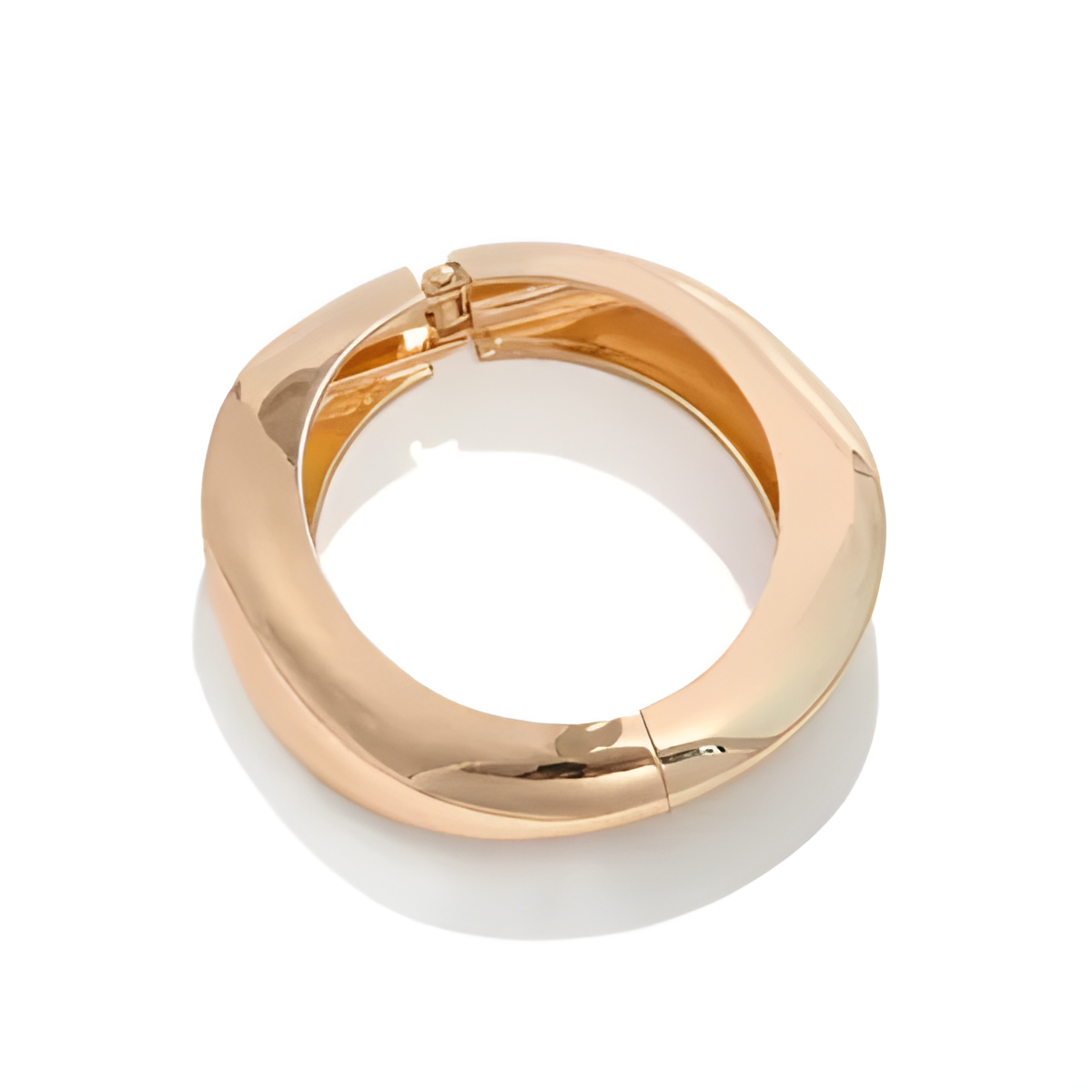 Gold Wave Bangle