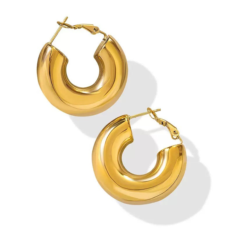 Earring Golden Loop