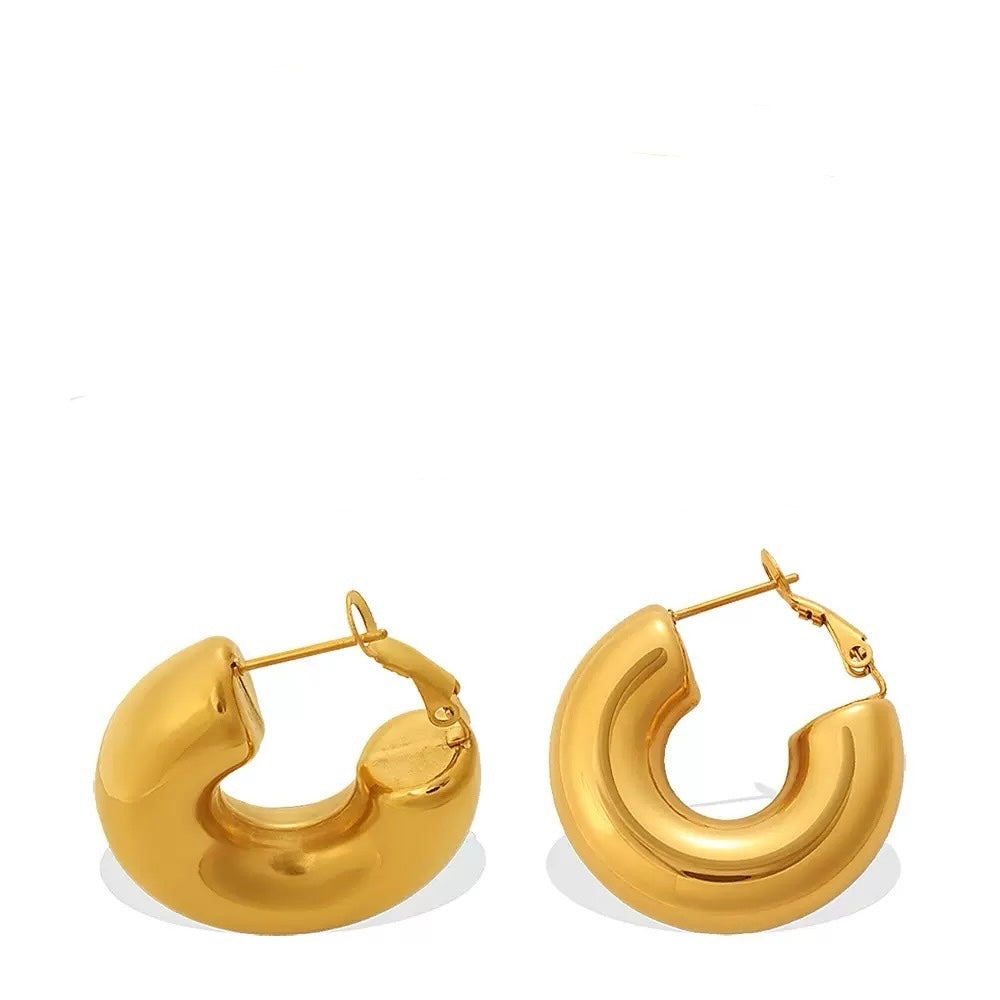 Earring Golden Loop