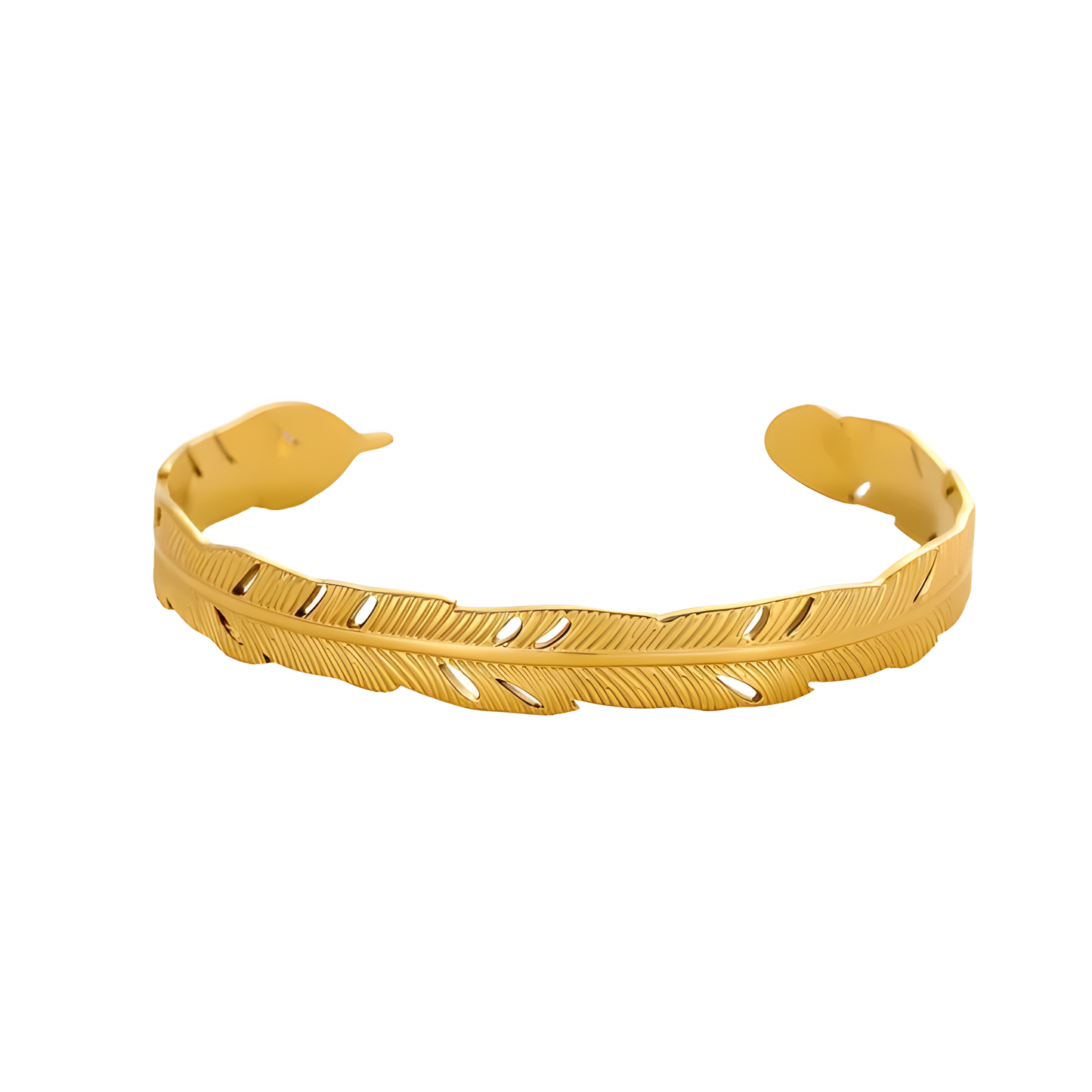 Golden Feather Cuff