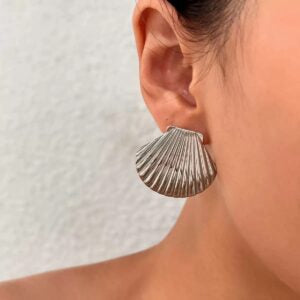 Earring Silver Shell