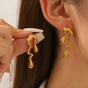 Earring Liquid Gold