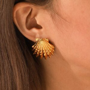 Earring Layered Shell