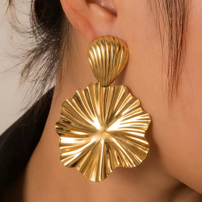 Golden Blossom Earrings