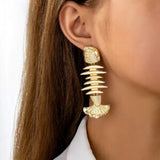 Golden Fish Earrings
