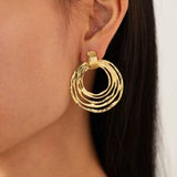 Golden Halo Earring