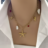 Starfish Charm Necklace