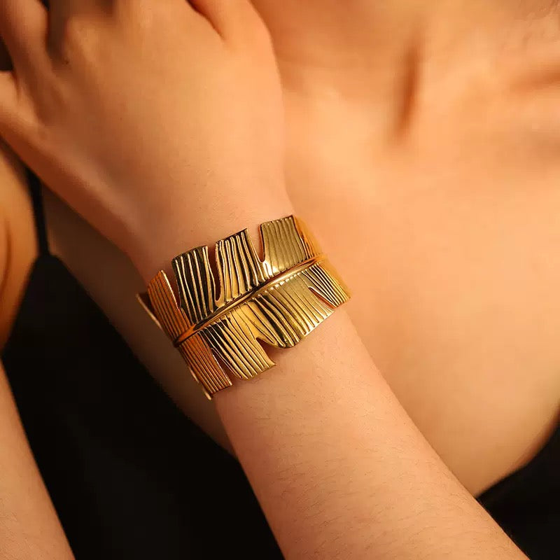 Golden Leaf Cuff