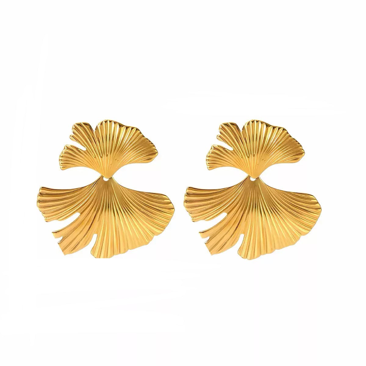 Earring Ginkgo Leaf