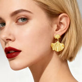 Golden Shell Earrings