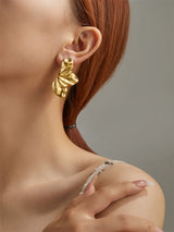 Golden Blossom Earrings