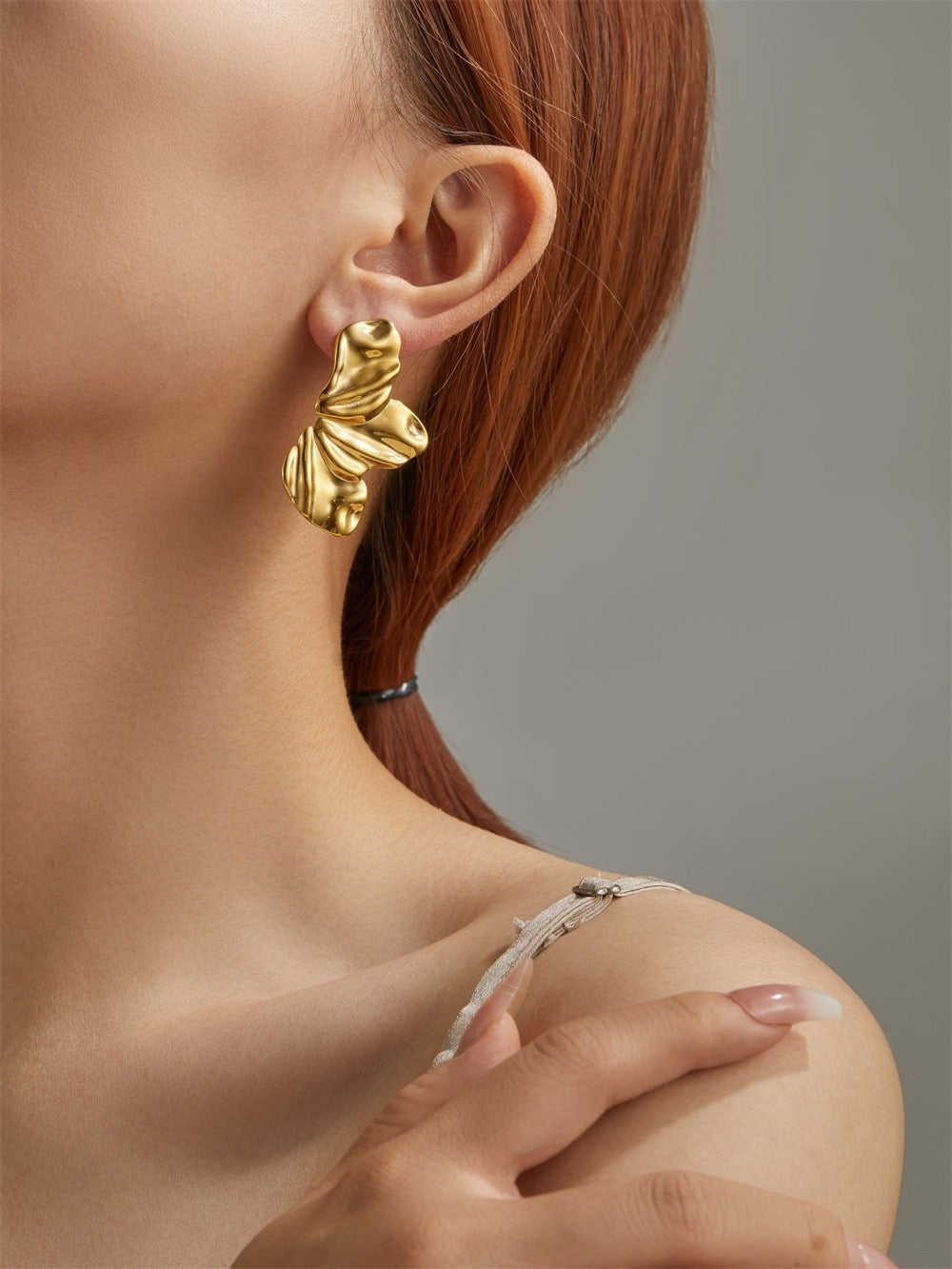 Golden Blossom Earrings