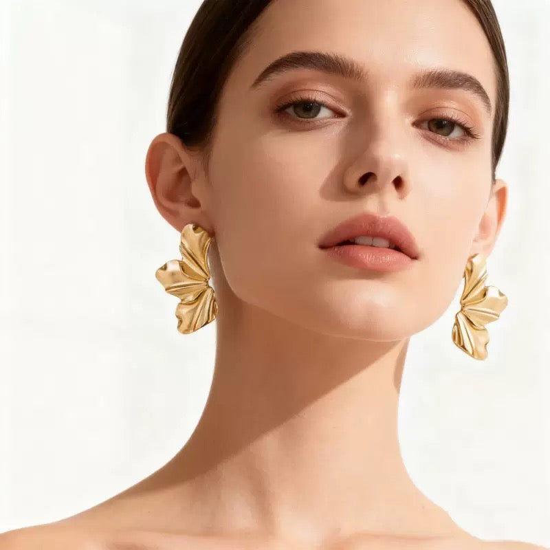 Golden Blossom Earrings