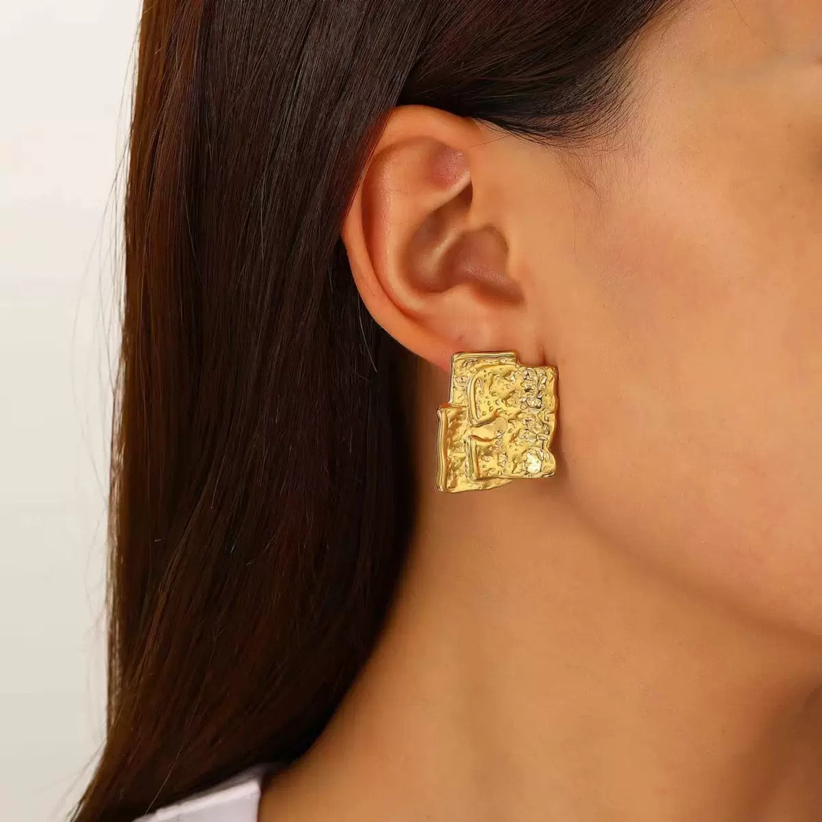 Vintage Square Earrings