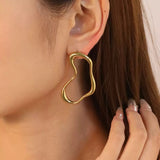 Fluid Wave Earrings