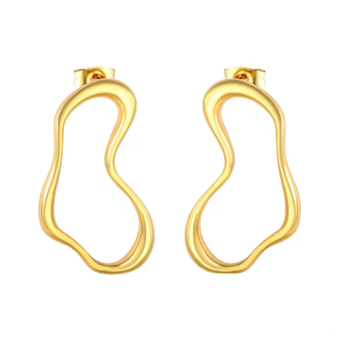 Fluid Wave Earrings
