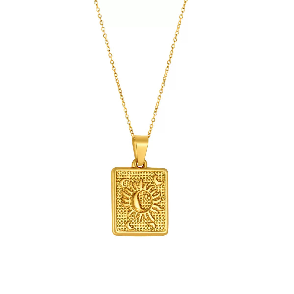 Necklace sun & moon