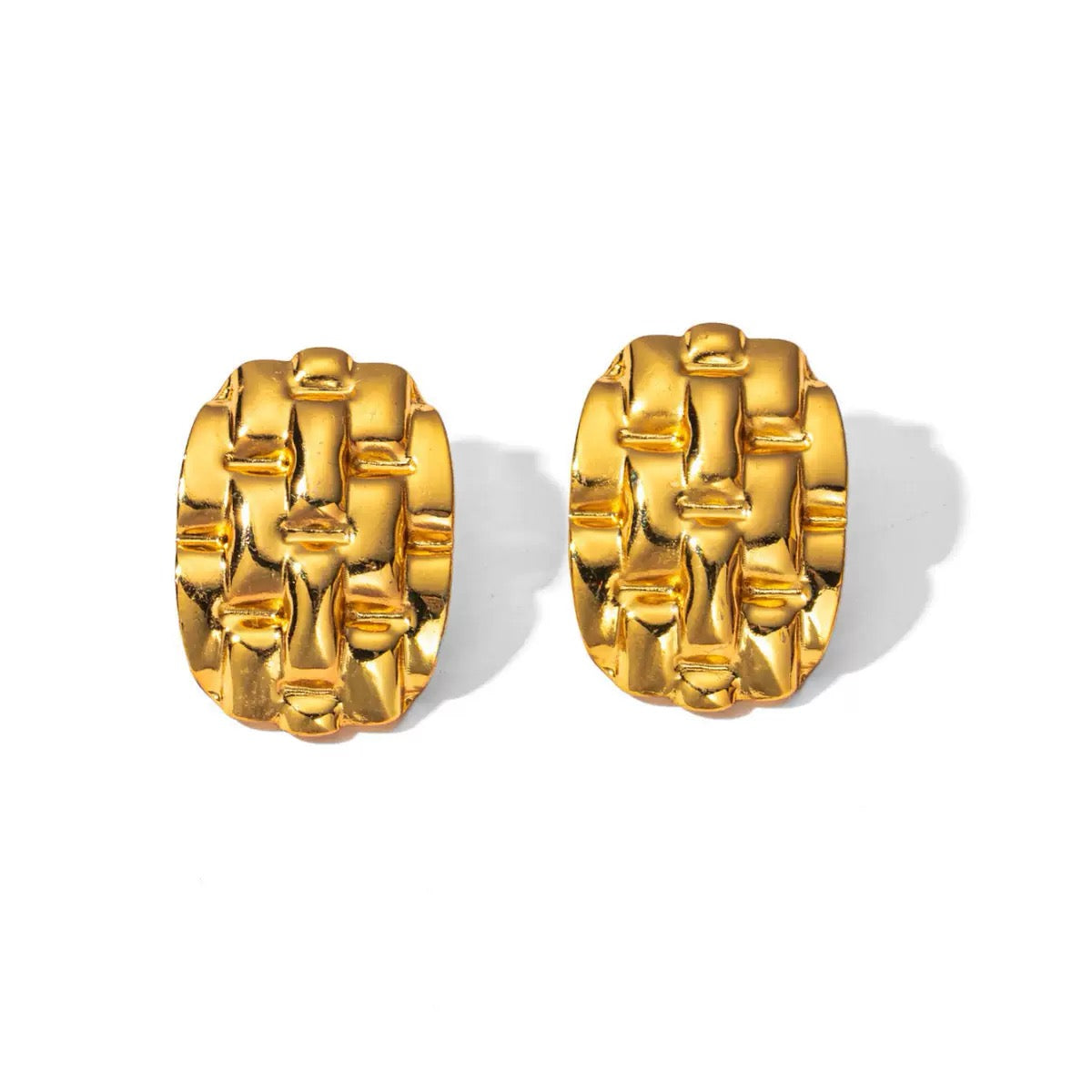 Golden Link Earrings
