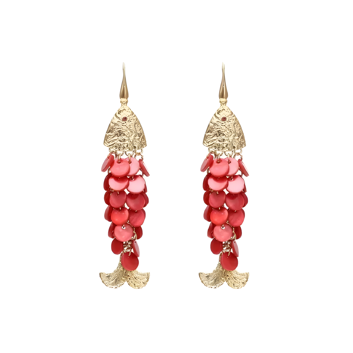 Ruby Cascade Earrings