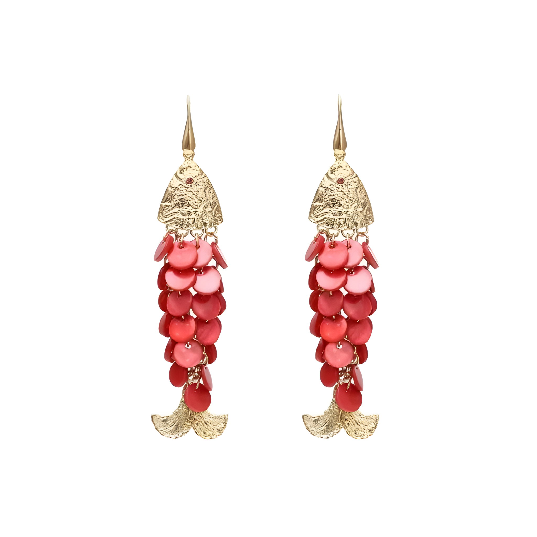 Ruby Cascade Earrings