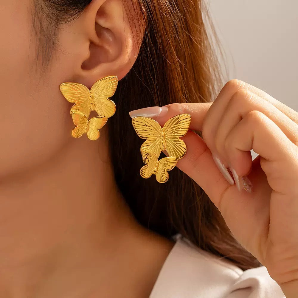Butterfly earring
