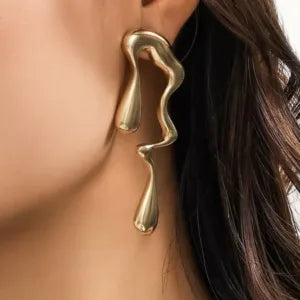 Earring Liquid Gold