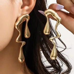 Earring Liquid Gold