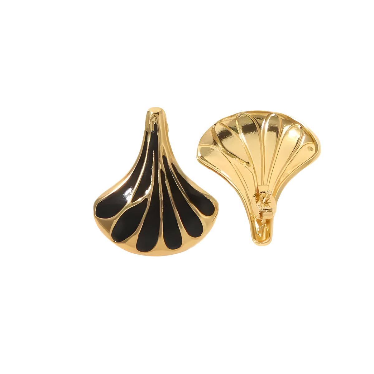 Black Shell Earrings