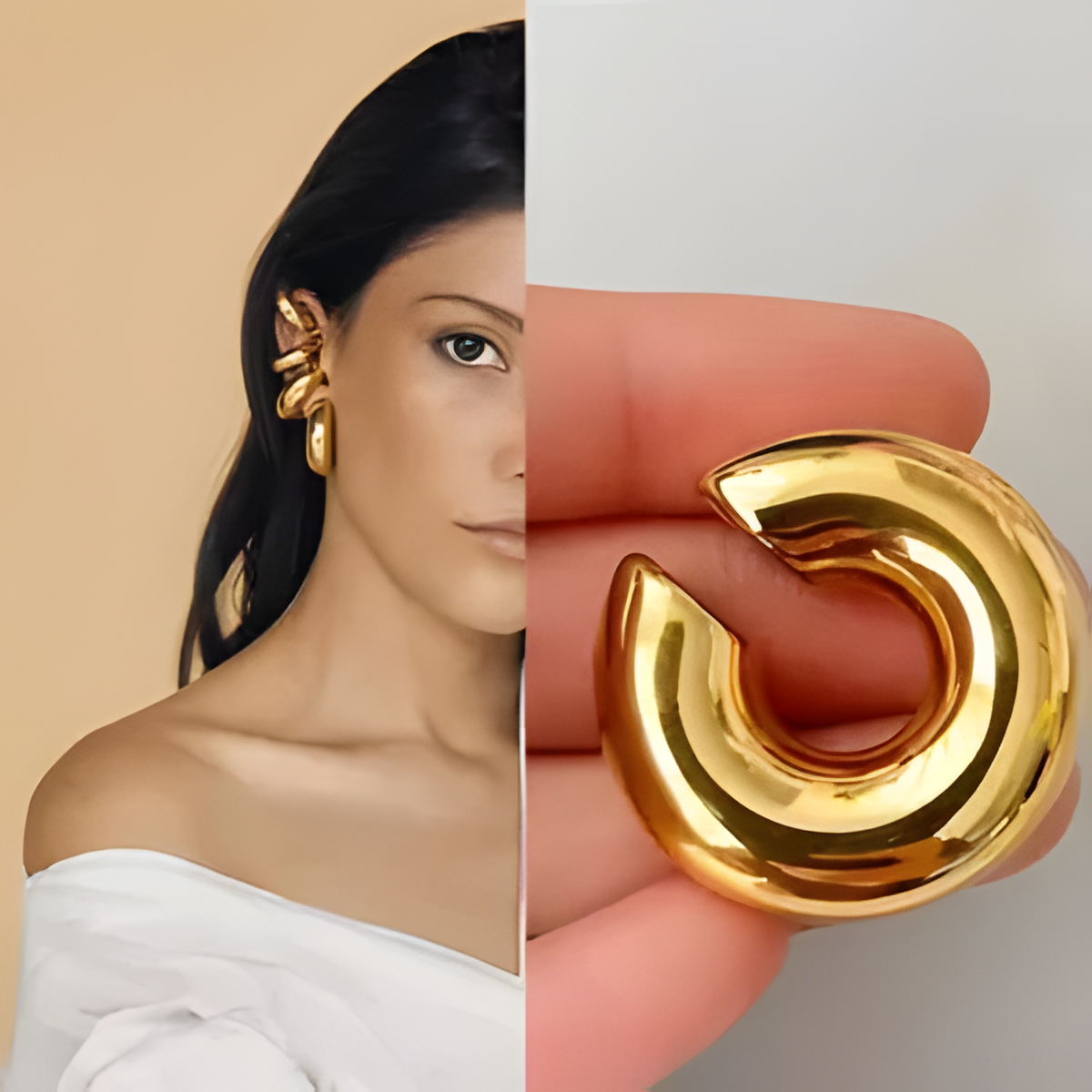 Fake earring
