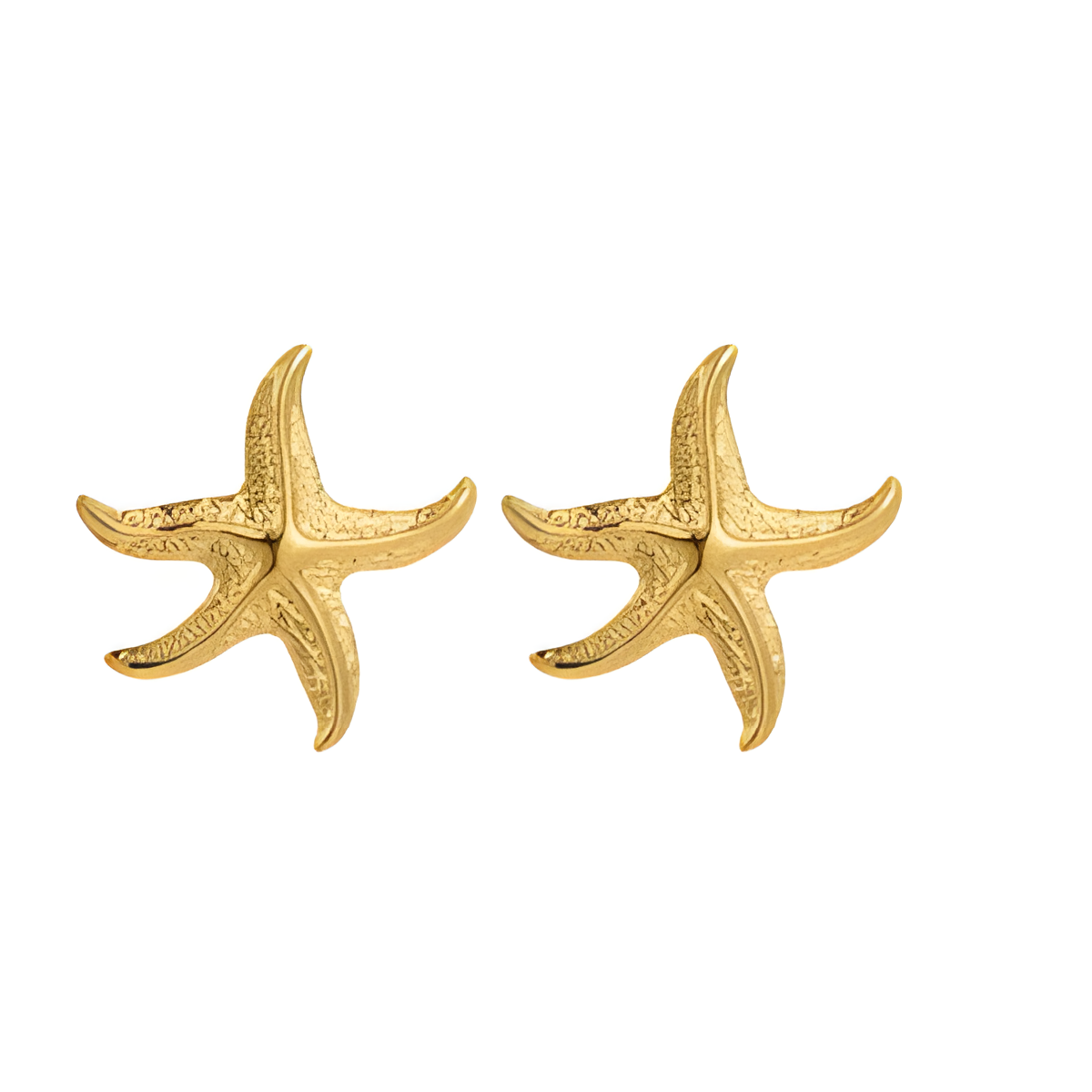 Golden Starfish Earring