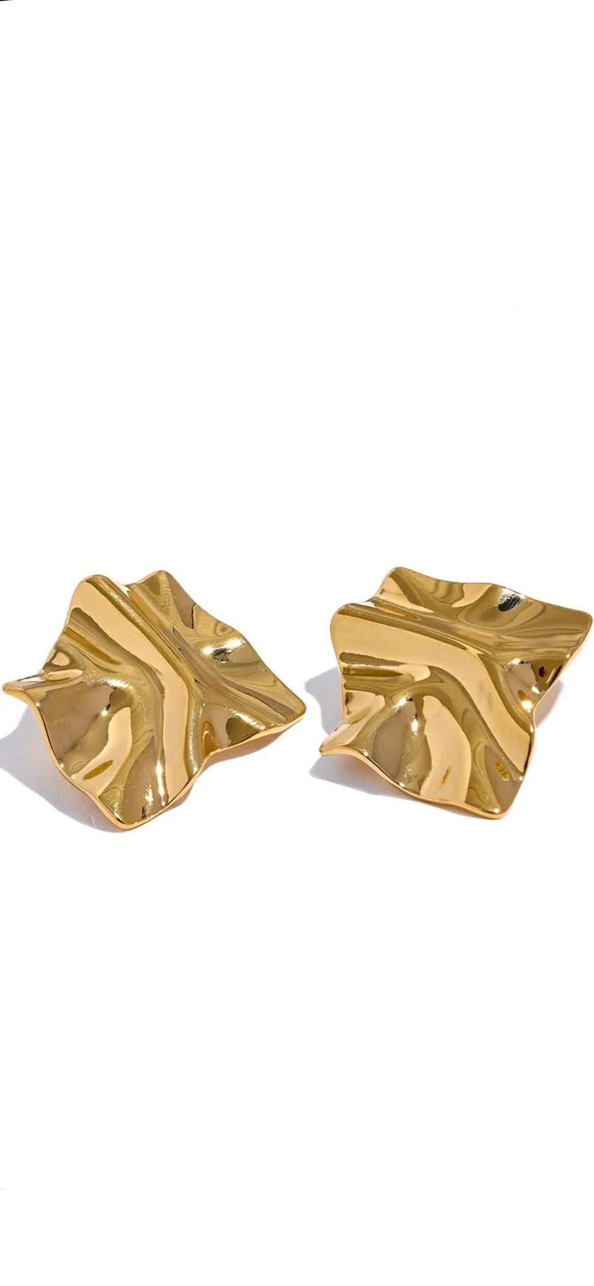 Golden Leaf Earrings