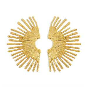 Earring Sun Wings Gold