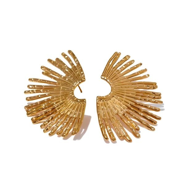 Earring Sun Wings Gold