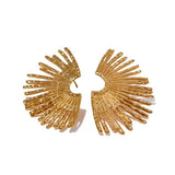 Earring Sun Wings Gold