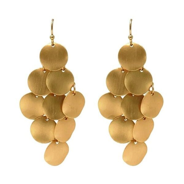 Golden Coins Earrings