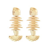 Golden Fish Earrings