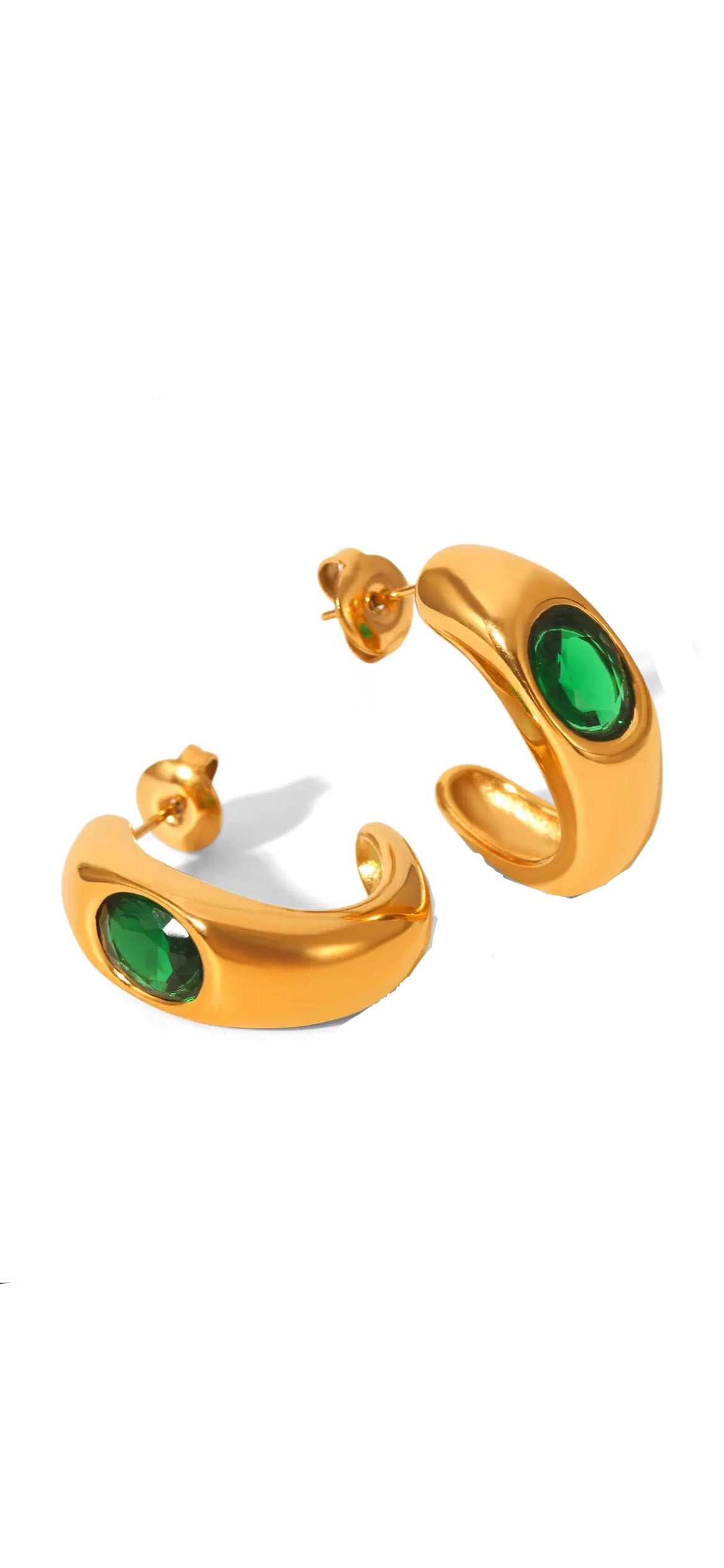 Modern Gold Earrings