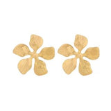 Earring Golden Flower