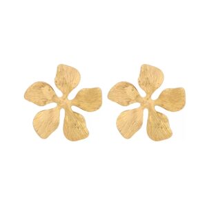 Earring Golden Flower