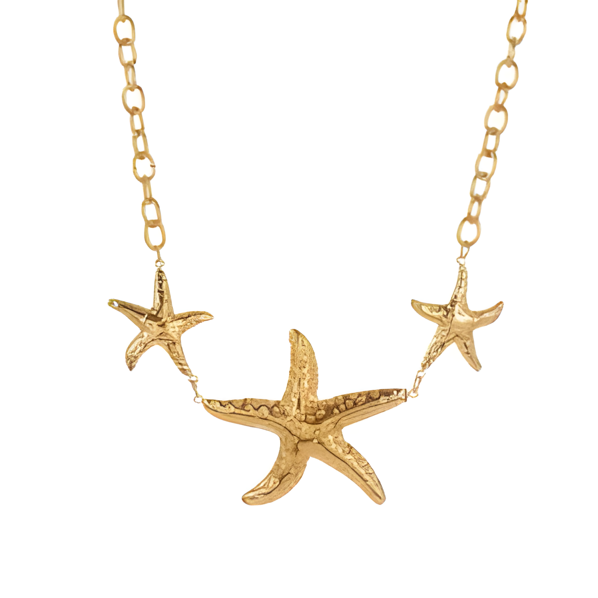 Starfish Trio Necklace