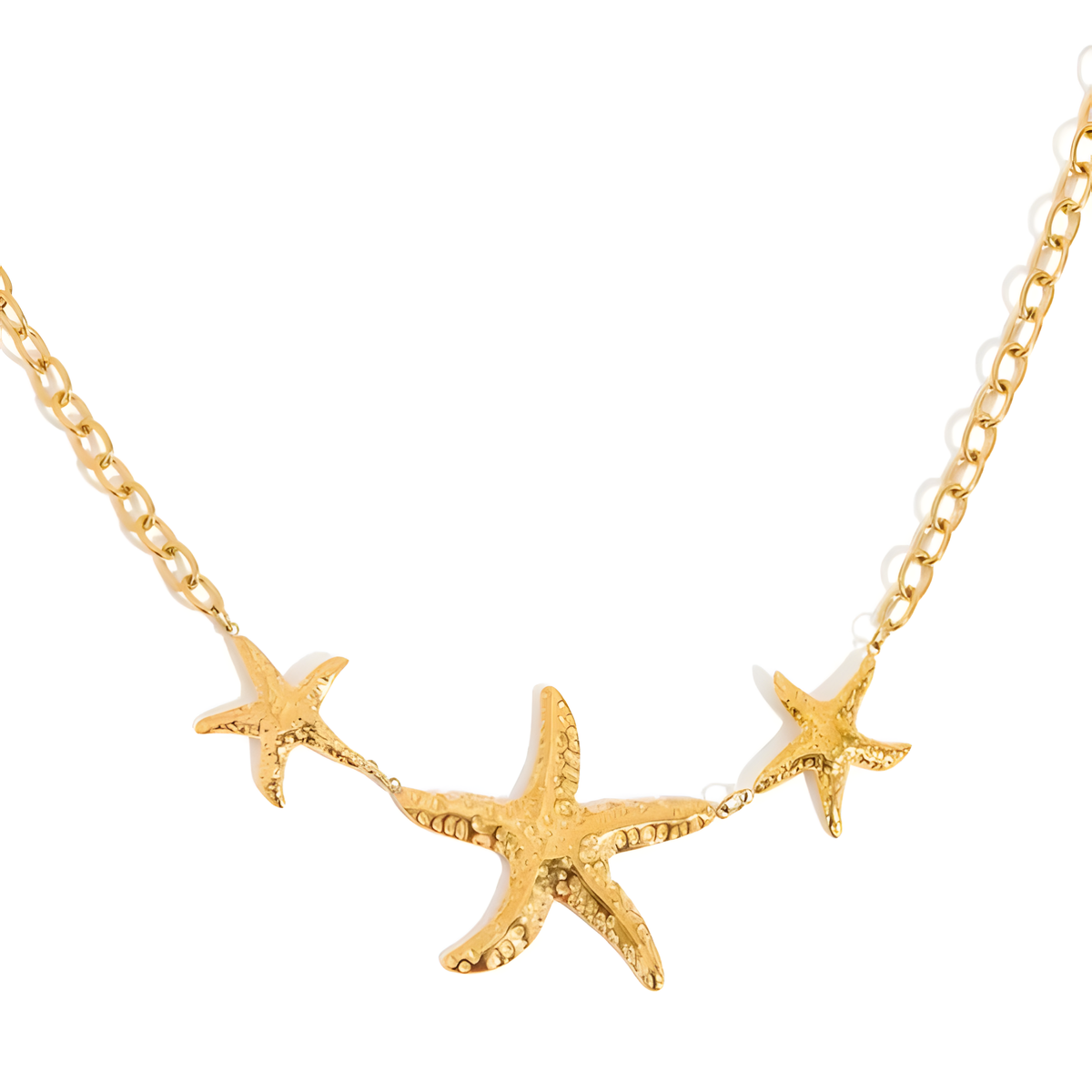 Starfish Trio Necklace