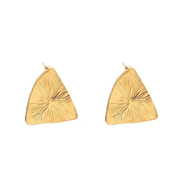 Golden Triangle Stud earring