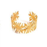Golden Leaf Cuff Bracelet
