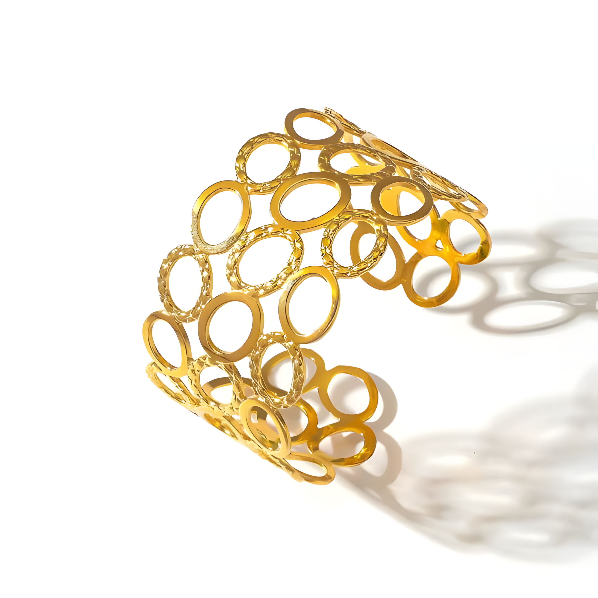 Golden Circle Cuff bracelet